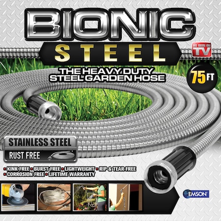 Bionic Steel Bionic Steel Pro 5/8 in. D X 75 ft. L Heavy Duty Commercial Grade Garden Hose 2429